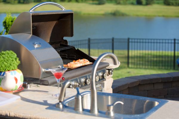 Cost of Outdoor Kitchen Plumbing in Forney
